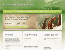 Tablet Screenshot of dovercourtbaptist.org